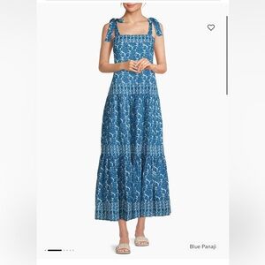 NWT Ro’s Garden Paisley Midi dress